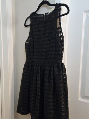 everleigh Black Lace Fit & Flare Party Dress